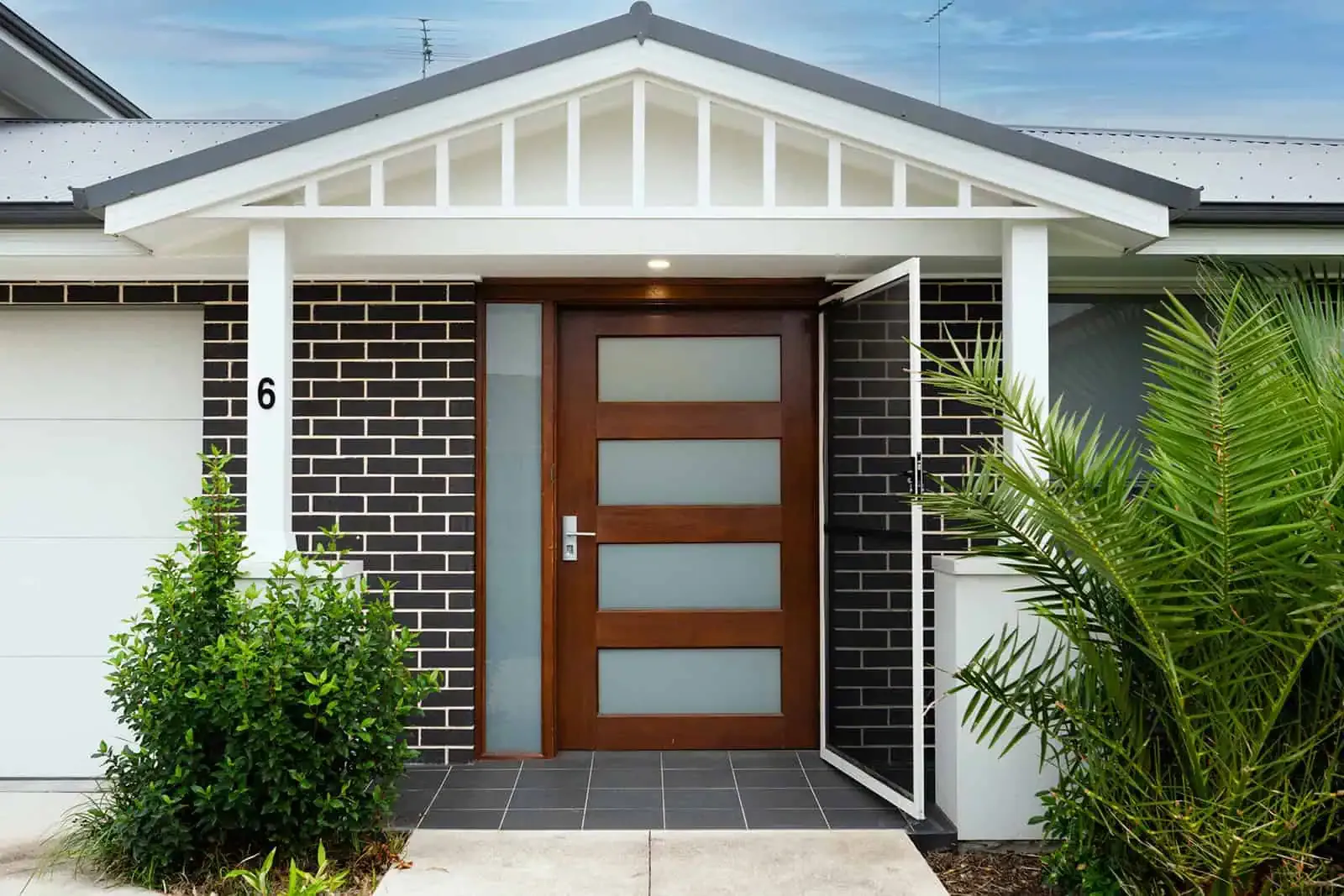The welcoming front door of a Phil Terry supported home.